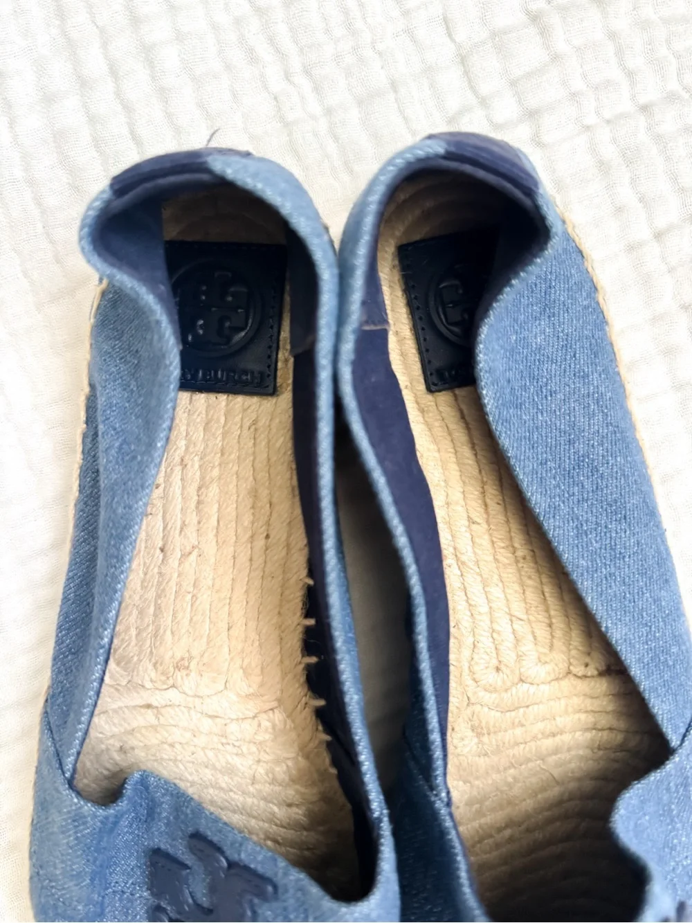 Tory Burch Weston Double T Espadrille size 9.5